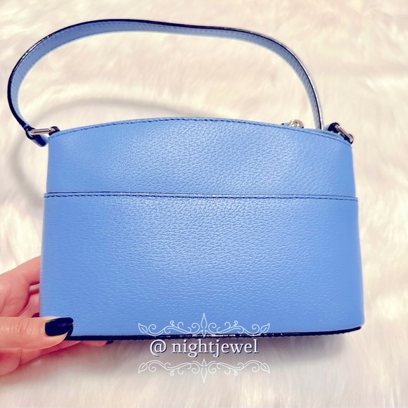 💎KATE SPADE Grove Street Millie RARE Alice Blue Periwinkle Crossbody bag purse - Picture 10 of 10